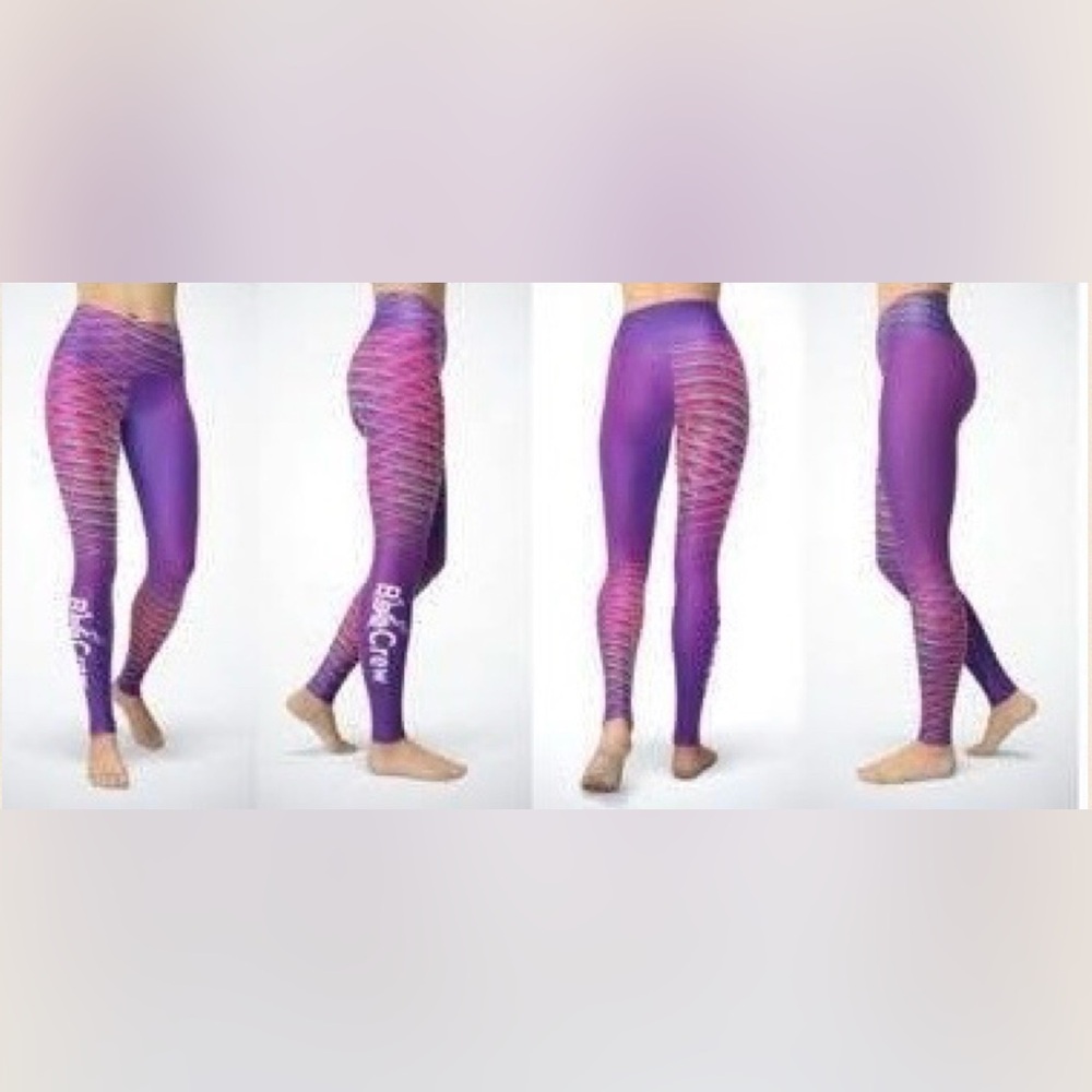 Miami Fitwear Kali #BooCrew Aqua Net Capri Leggings - Large